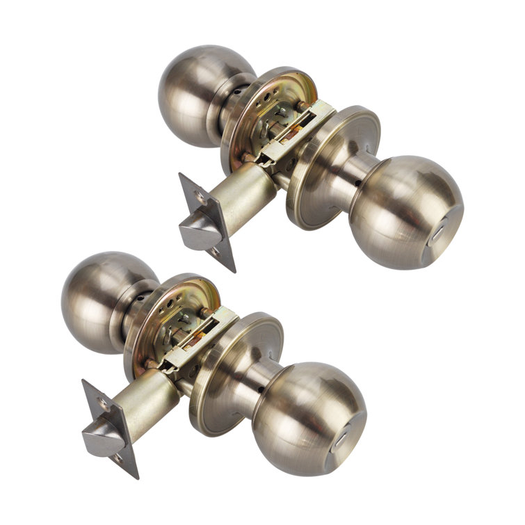 NEWBANG Privacy Lever Door Handle [Thumb Turn Lock On The Inside] For